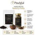 Pinchful Premium Black Pepper Powder (Kali Mirch) | Natural & Pure | Handpicked & Sun-Dried