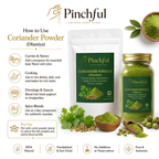 Pinchful Premium Coriander Powder (Dhaniya) | Natural & Pure | Vibrant & Aromatic