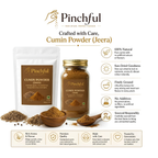 Pinchful Premium Cumin Powder (Jeera) | Natural & Pure | Rich & Aromatic