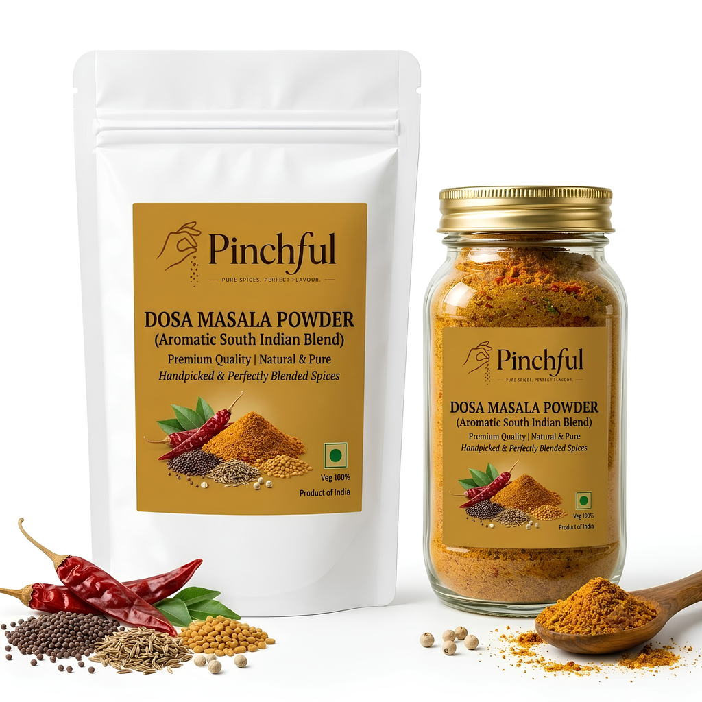 Pinchful Premium Dosa Masala Powder | Authentic South Indian Spice Blend | Rich & Aromatic