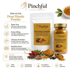 Pinchful Premium Dosa Masala Powder | Authentic South Indian Spice Blend | Rich & Aromatic