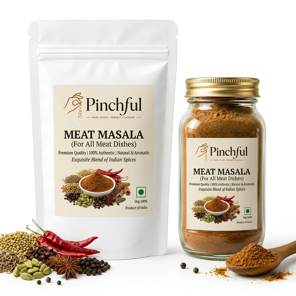 Pinchful Premium Meat Masala | Aromatic Indian Spice Blend for Meat Dishes