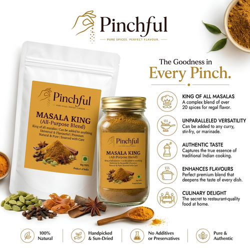 Pinchful Masala King | Premium All-Purpose Indian Spice Blend | Rich & Flavourful
