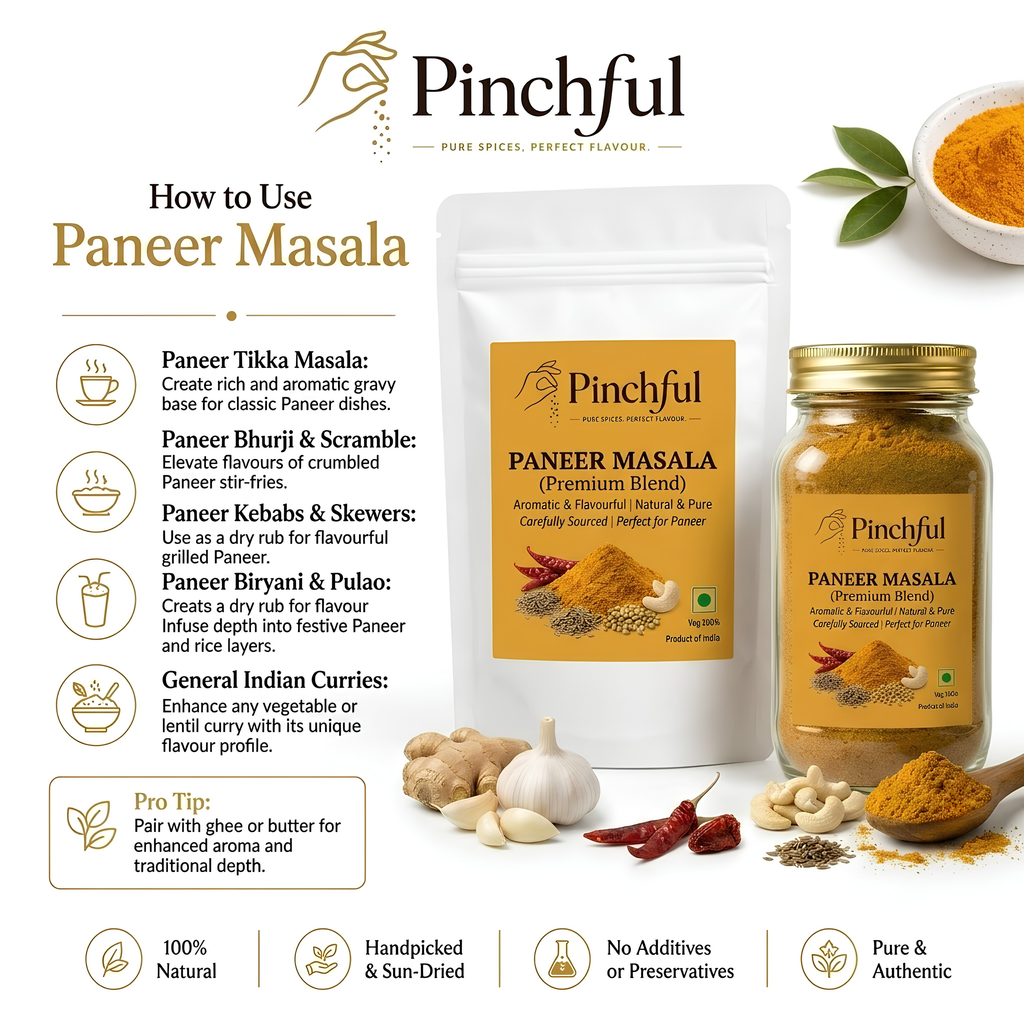 Pinchful Premium Paneer Masala | Rich & Aromatic Indian Spice Blend